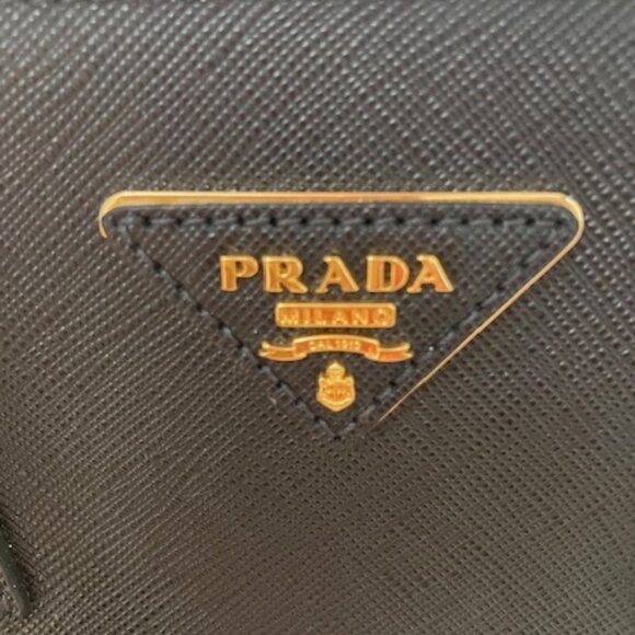 PRADA Galleria Handbag - Shoulder bag in Saffiano black Leather,  Model 1BA896 - Picture 9 of 9